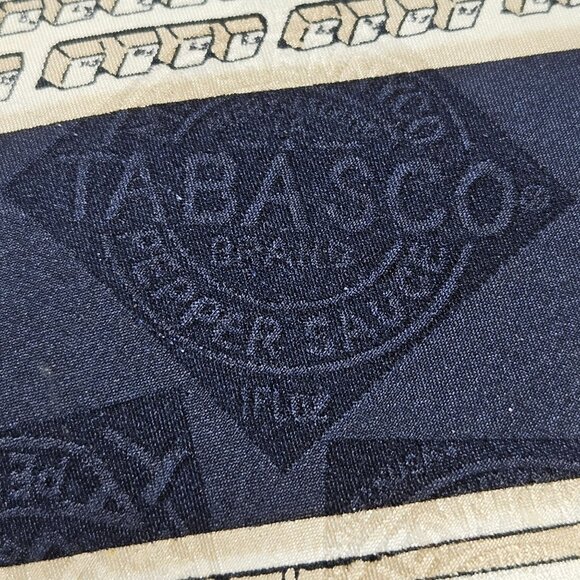 Tabasco Sauce Vintage Retro Computer Tech Geek Hot Sauce Silk Tie - Picture 4 of 11